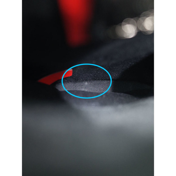 Christian Louboutin Benech Reporter Spike Shoulder Bag Black Red - Picture 5 of 8